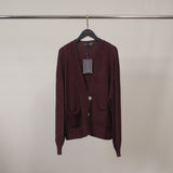 Gilet col V à poches YF57058