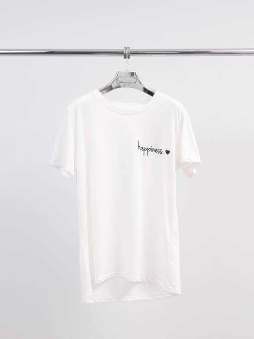 T-Shirt Brodé "Happiness" 5033146
