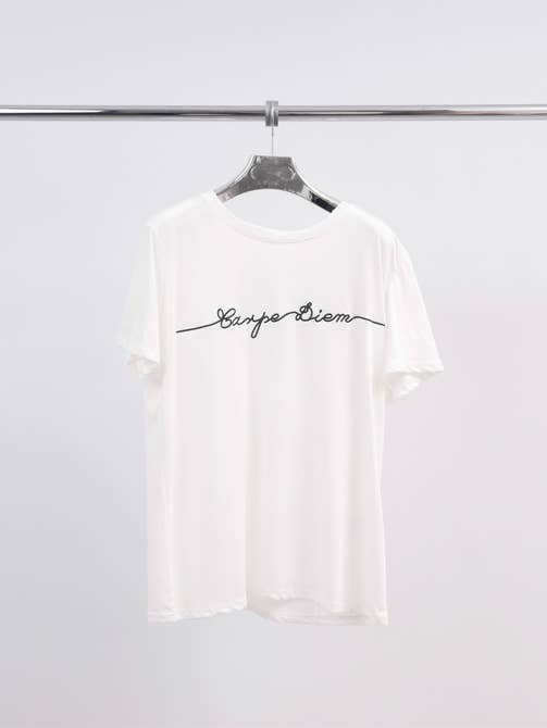 T-Shirt Brodé "Carpe Diem" 5033225