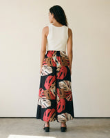 Wide-leg cotton printed trousers BCG02387-2