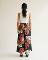 Wide-leg cotton printed trousers BCG02387-2