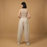 Pantalon large taille élastiquée - CVA825699