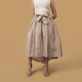 Waterproof midi skirt with tie – HM7362