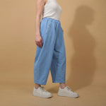 Charger l'image dans la galerie, Pantalon fluide coton taille élastiquée – CVA825695