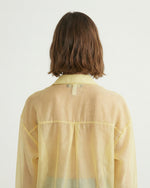 Load image into Gallery viewer, Semi-sheer satin fluid shirt CVACM311