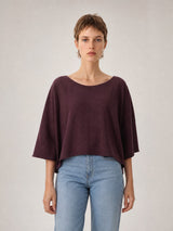 Pull court oversize à manches larges DSY0203