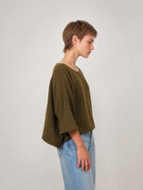 Pull court oversize à manches larges DSY0203
