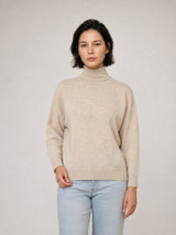 Pull ample en laine mérinos à col roulé – DSYL2616