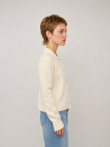 Gilet mérinos à col chemise DSYL2621