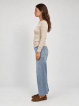 Pull en laine mérinos à col montant et coupe ajustée – DSYL88248