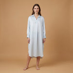 Load image into Gallery viewer, Loose-fitting satin dress with open neckline – KD6120VS-U