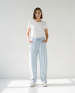Charger l'image dans la galerie, Pantalon droit taille élastique CVA826238