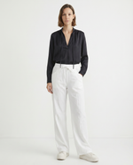 Charger l'image dans la galerie, Pantalon droit taille élastique CVA826238