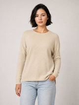 Pull ample col rond HY26019