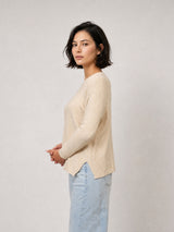 Pull ample col rond HY26019