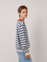 Pull rayé col polo HYC91026