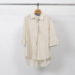 Load image into Gallery viewer, Ivory multicoloured loose fit striped shirt TDM50320-53