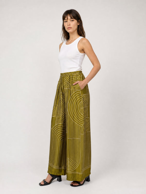 Pantalon satiné KD7789VS-29