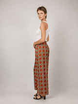 Pantalon satiné maillons KD7789VS-45