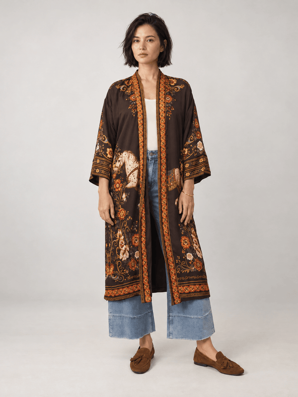 Kimono floral équestre – KD88026-21