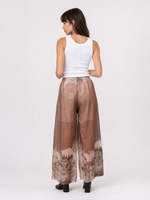 Load image into Gallery viewer, Pantalon large imprimé paysage KD9571-3