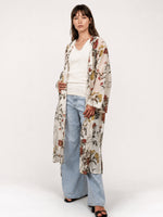 Load image into Gallery viewer, Kimono fluide imprimé floral KD9695LC
