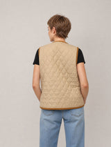 Gilet matelassé contrasté KD9756-2