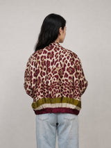 Bomber satiné léopard KD9763VS-42