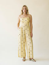 Dog Print Satin Jumpsuit KD9957VS-4