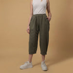 Charger l'image dans la galerie, Pantalon fluide coton taille élastiquée – CVA825695