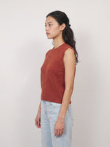 Pull sans manches en maille douce à l’angora – MCL26523