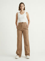 Charger l'image dans la galerie, Pantalon droit taille élastique MF56133