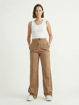 Pantalon droit taille élastique MF56133