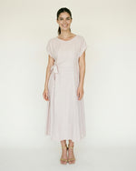Load image into Gallery viewer, Fluid long dress with tie waist MF56161