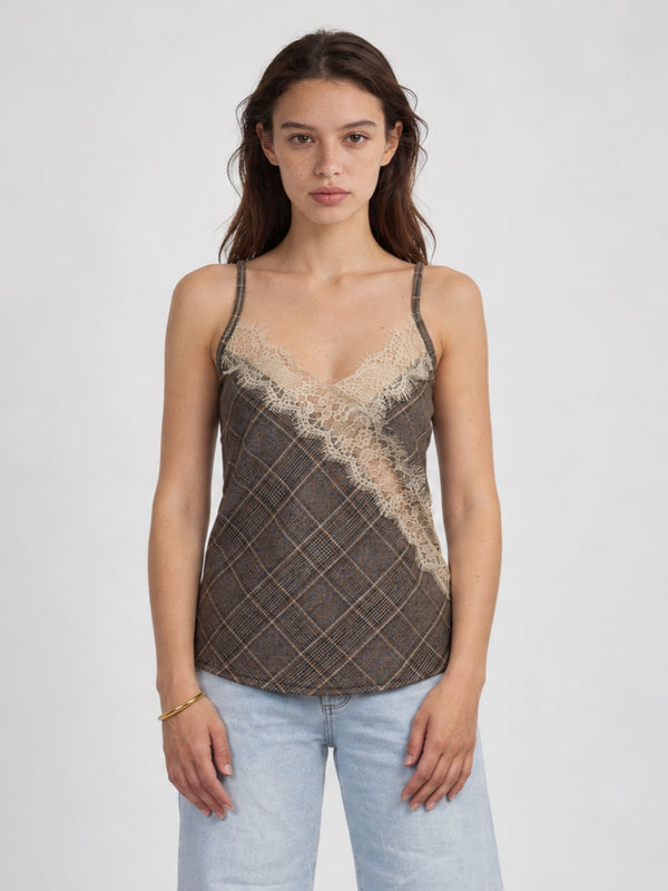 Top à bretelles dentelle – MF56741