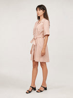 Charger l'image dans la galerie, Robe chemise ceinturée en coton MJ5424