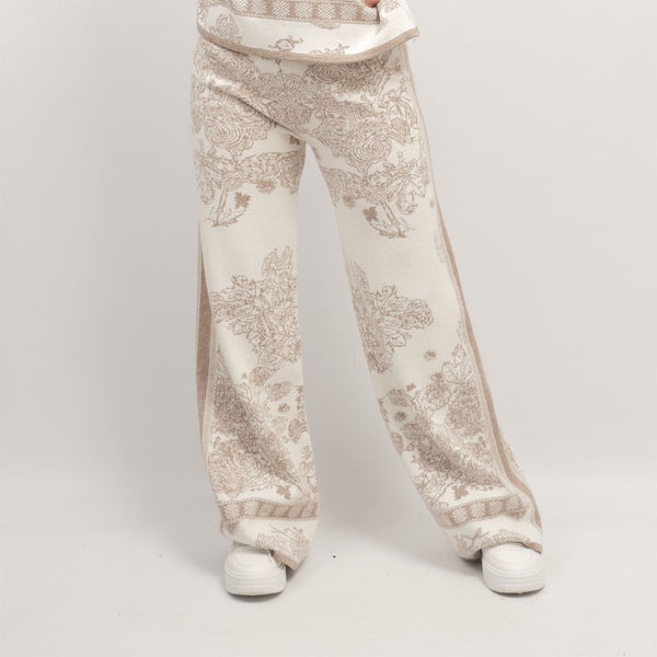 Pantalon large imprimé floral MSJ76904