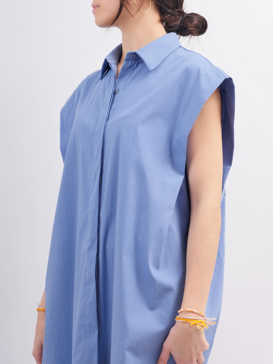Robe chemise sans manches TDM23523