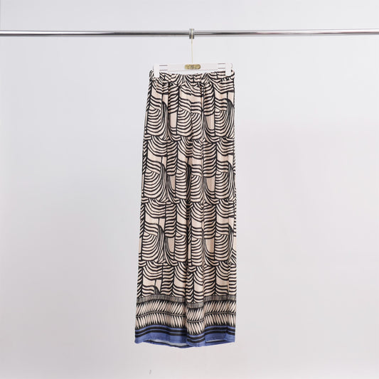 Pantalon fluide imprimé 26320-VS