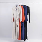 Viscose Crepe Shirt Dress TDM51224-2