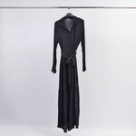 Load image into Gallery viewer, Viscose Crepe V-Neck Dress TDM53223