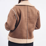 Load image into Gallery viewer, CVGI164 Zip-Up Shearling Jacket