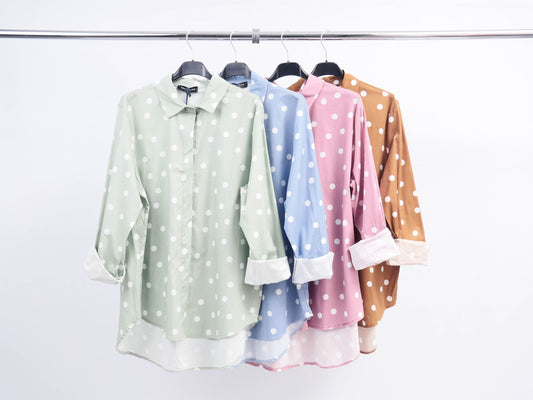 Chemise A Pois TDM50320-34