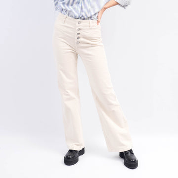 Pantalon Large En Velours Cotelé CVA824685
