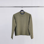 Charger l'image dans la galerie, Pull Col Rond Avec Des Perles Sur Les Manches DSY24226