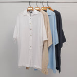 Charger l'image dans la galerie, Chemise longue oversize en lin YX90769