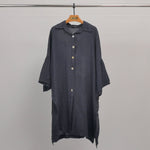 Charger l'image dans la galerie, Chemise longue oversize en lin YX90769