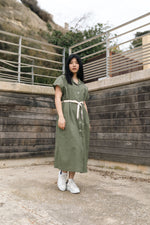 Load image into Gallery viewer, Belted shirt dress BCG02631