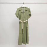 Robe chemise ceinturée BCG02631