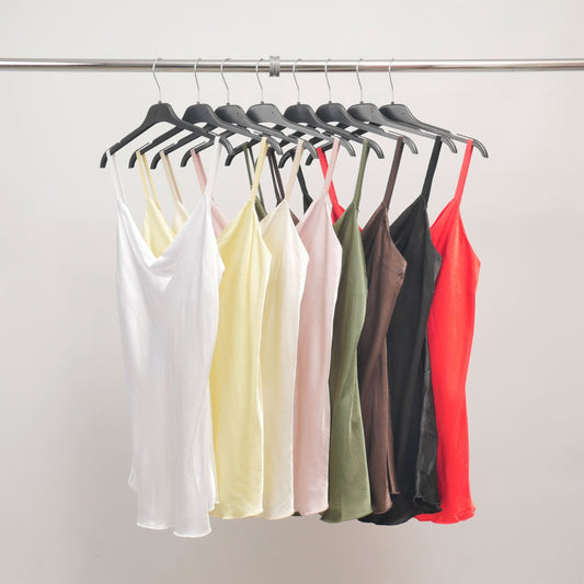 Débardeur en viscose à col bénitier WC22406